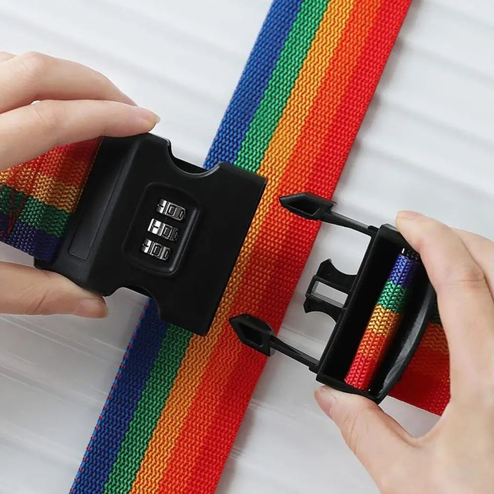 Luggage Buckle Strap with Anti-theft Password Lock