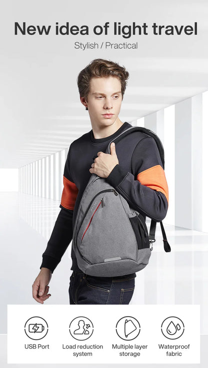 Sling Bag Crossbody  with USB