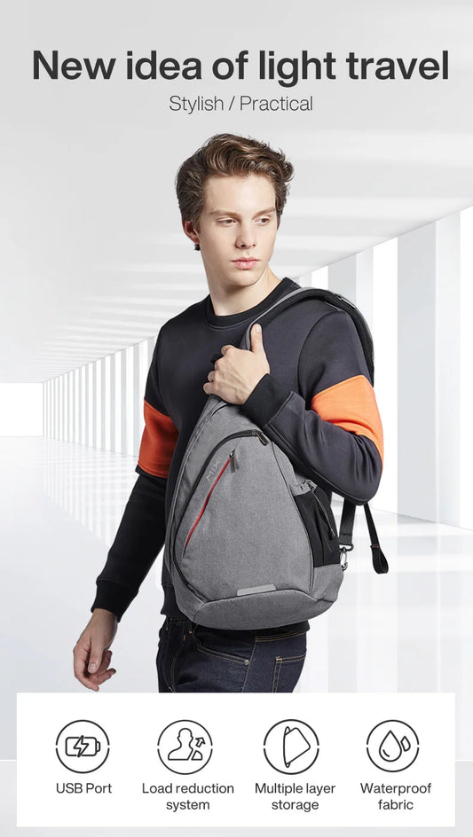 Sling Bag Crossbody  with USB