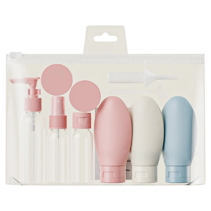 11pcs/set Portable Traveler Bottle Set