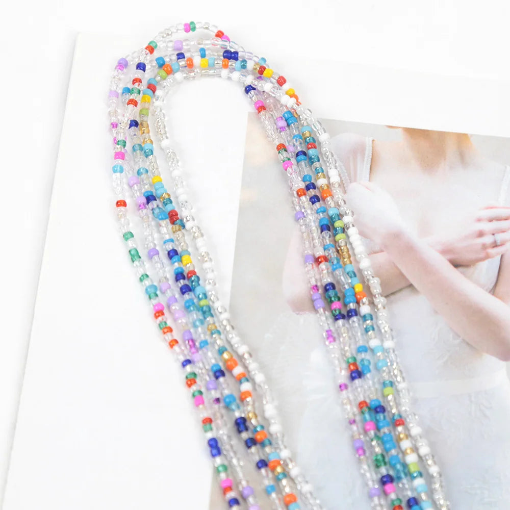 Multifunctional Lanyard Bohemian Colorful Bead Chain for Eyewear