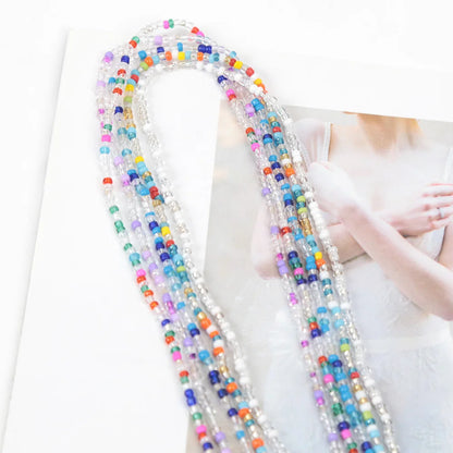 Multifunctional Lanyard Bohemian Colorful Bead Chain for Eyewear