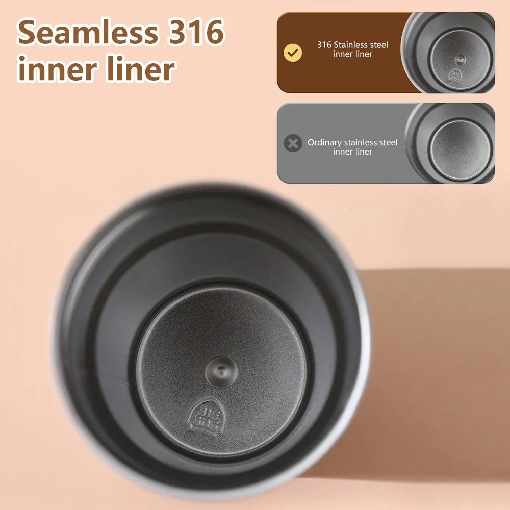 Double-layer Stainless Steel Vacuum Insulated Cup With Intelligence Temperature Display