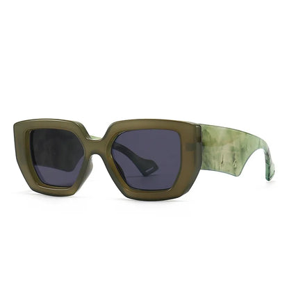 Colorful Wide Square Sunglasses