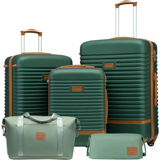 Suitcase Set 3 Piece Luggage Set Carry On Travel Luggage TSA Lock Spinner Wheels Hardshell Lightweight Luggage Set