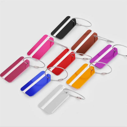 Aluminum Luggage name Tag