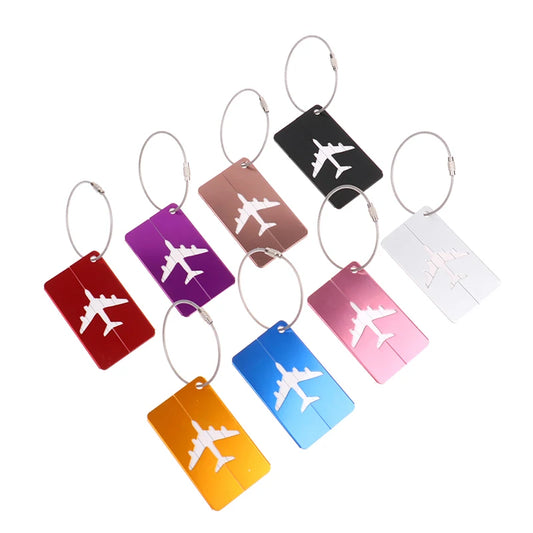 1PC Aluminum Alloy Travel Luggage Tags