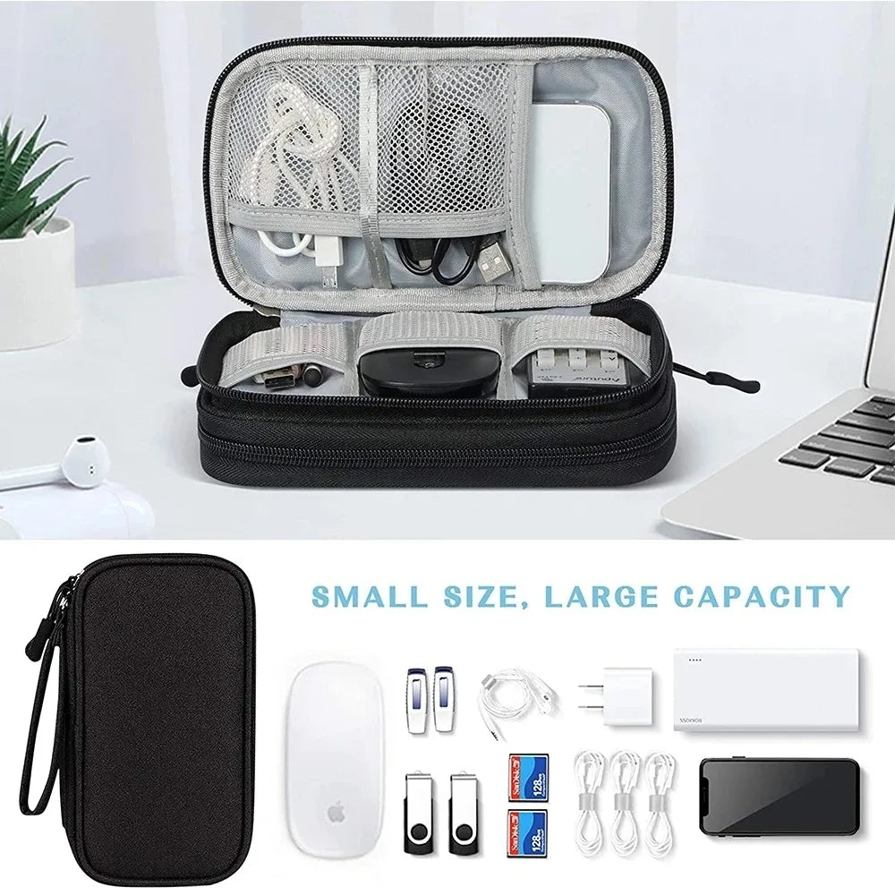 NEW waterproof Travel Cable Storage Organizers Pouch For Cable Cord