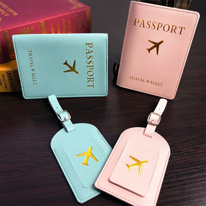 PU Leather Luggage Suitcase Tag Travel Accessories