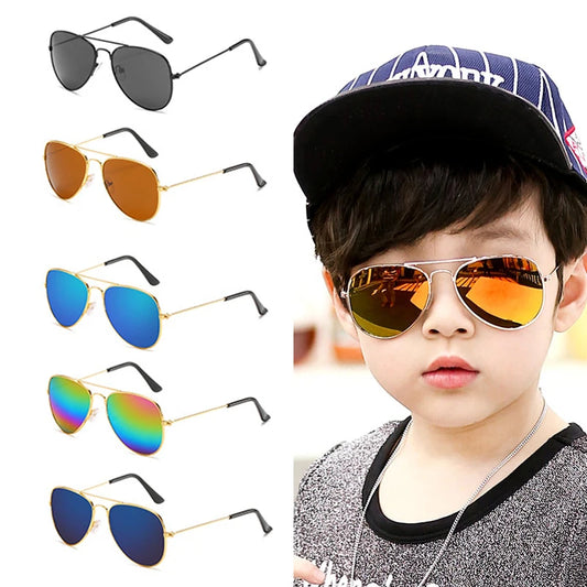 Kids aviation Sunglasses Reflective UV Lens