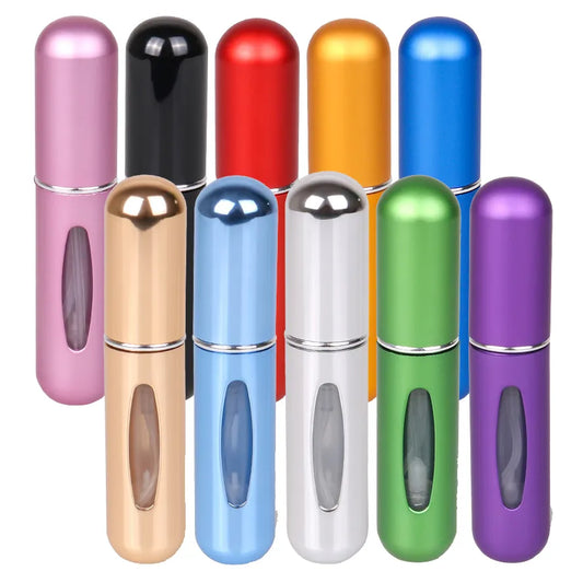 5/10PCS 5ml Mini Portable Refillable Atomizer Perfume Spray Bottle