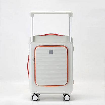 Carry On Lightweight Luggage Wide Handle PC Hardshell Suitcases with Spinner Wheels & TSA Lock