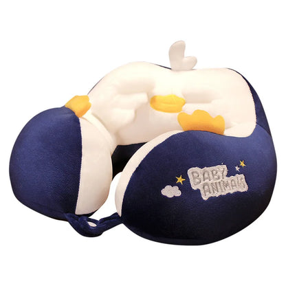 Cartoon Animal U-shaped Pillow of Memory Foam