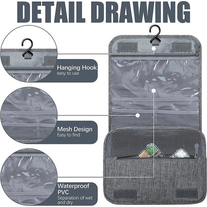 Foldable Toiletry  Hanging Bag